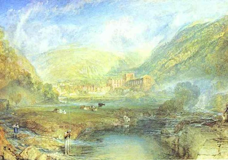 J.M.W. Turner Rivaulx Abbey, Yorkshire France oil painting art